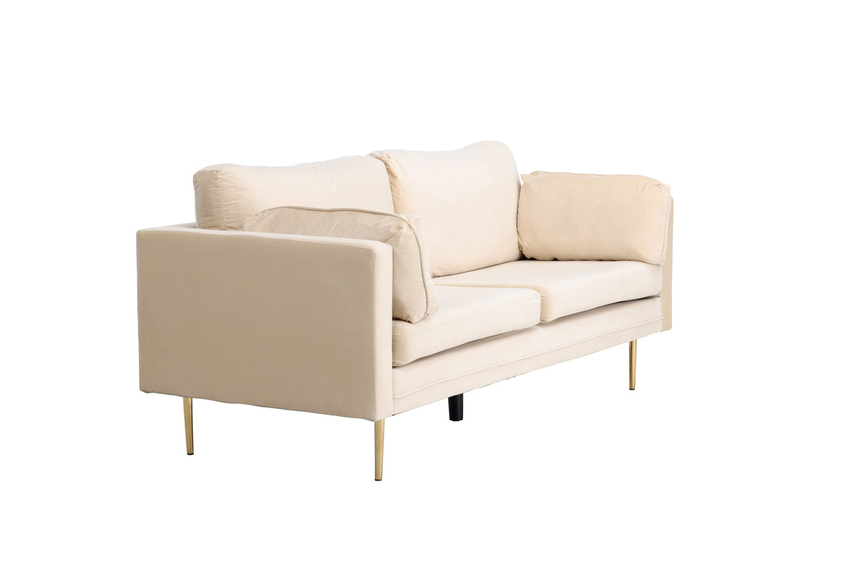 Boom 3-sits soffor beige – produktbild