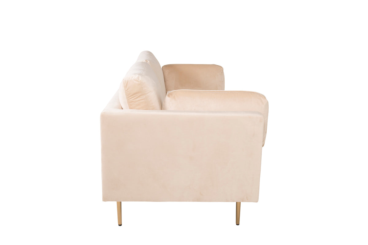 Boom 3-sits soffor beige – detaljbild