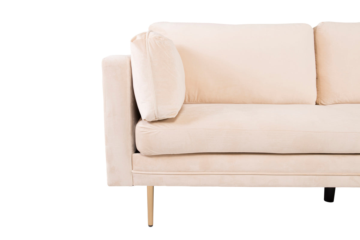 Boom 3-sits soffor beige – produktbild