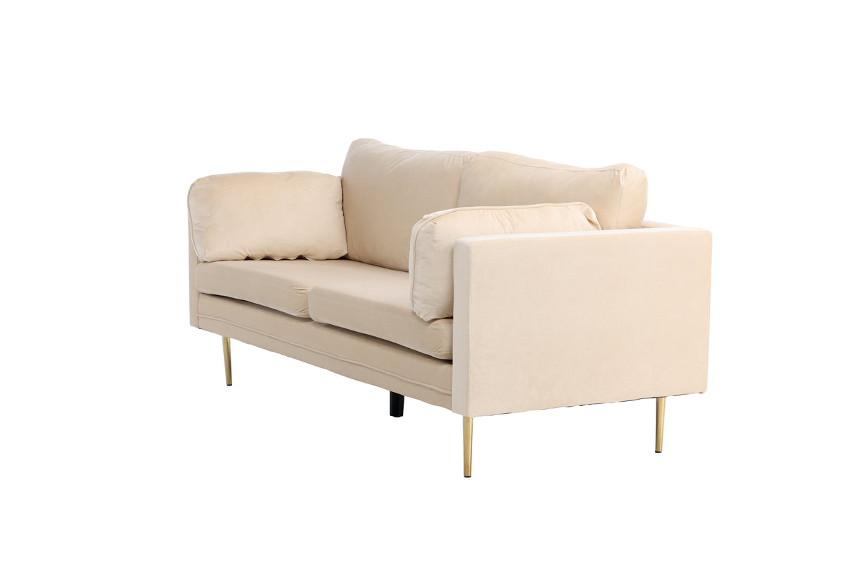 Boom 3-sits soffor beige – detaljbild