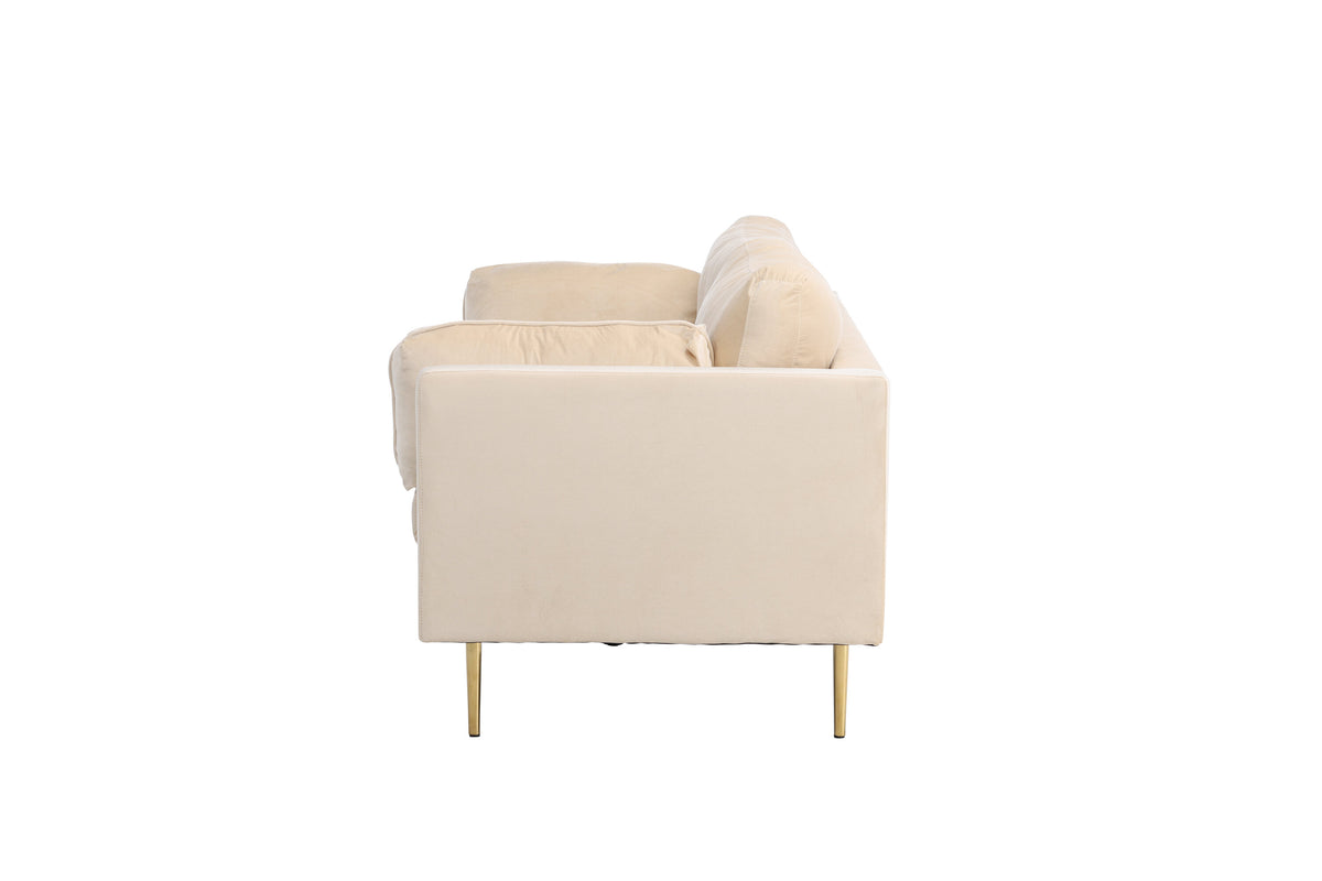 Boom 3-sits soffor beige – detaljbild