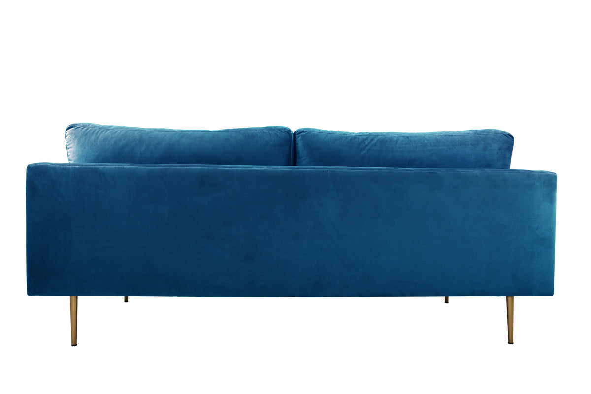 Boom 3-sits soffor blå – sidovy