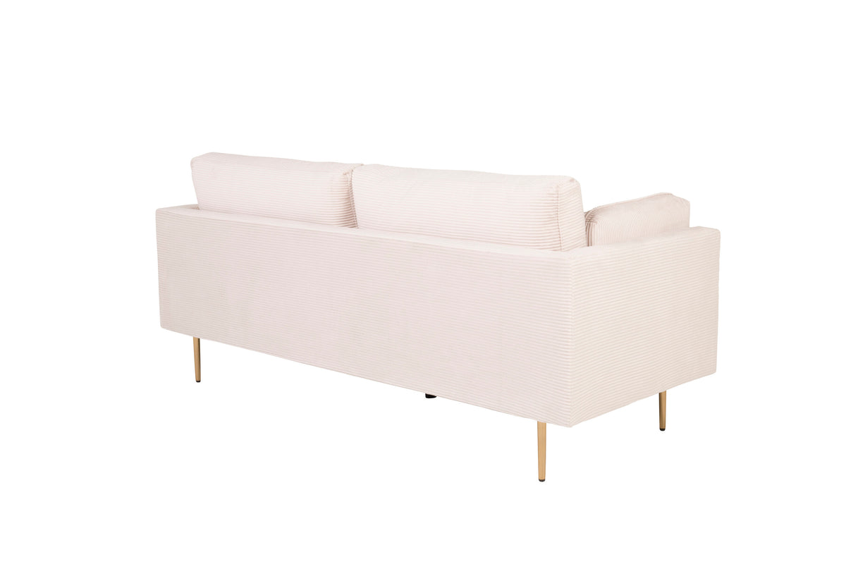 Boom 3-sits soffor beige – sidovy