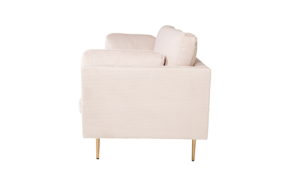 Boom 3-sits soffor beige – detaljbild