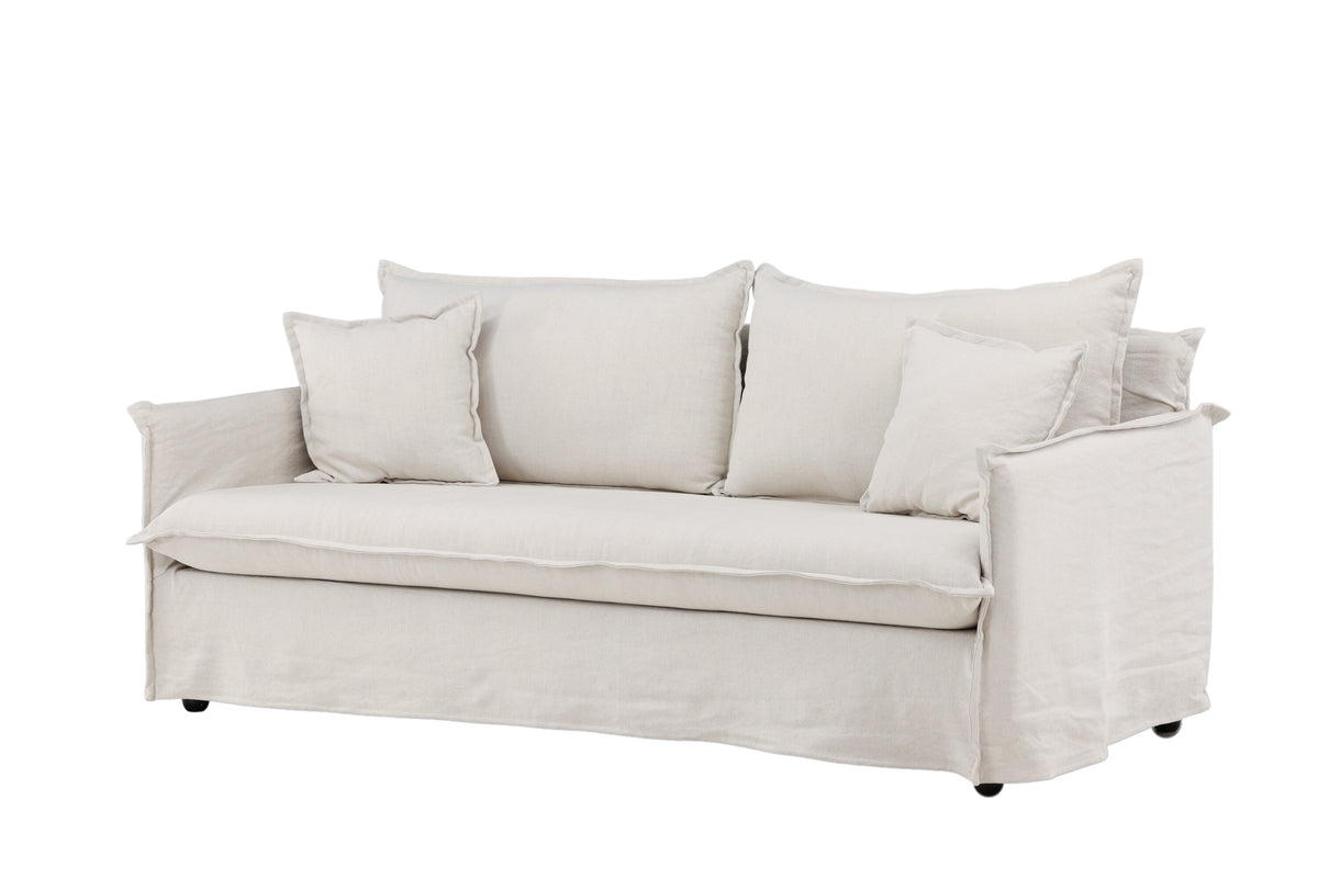 Nova 3-sits soffor beige – sidovy