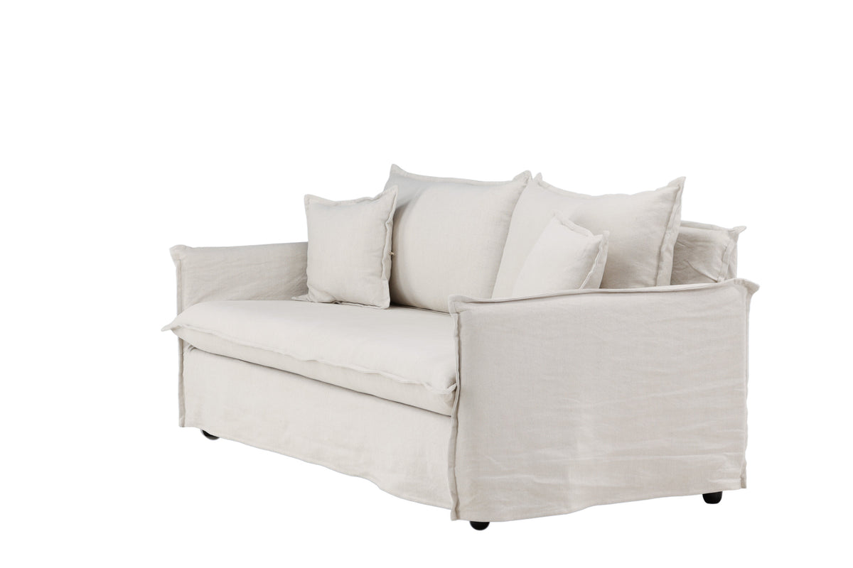 Nova 3-sits soffor beige – detaljbild