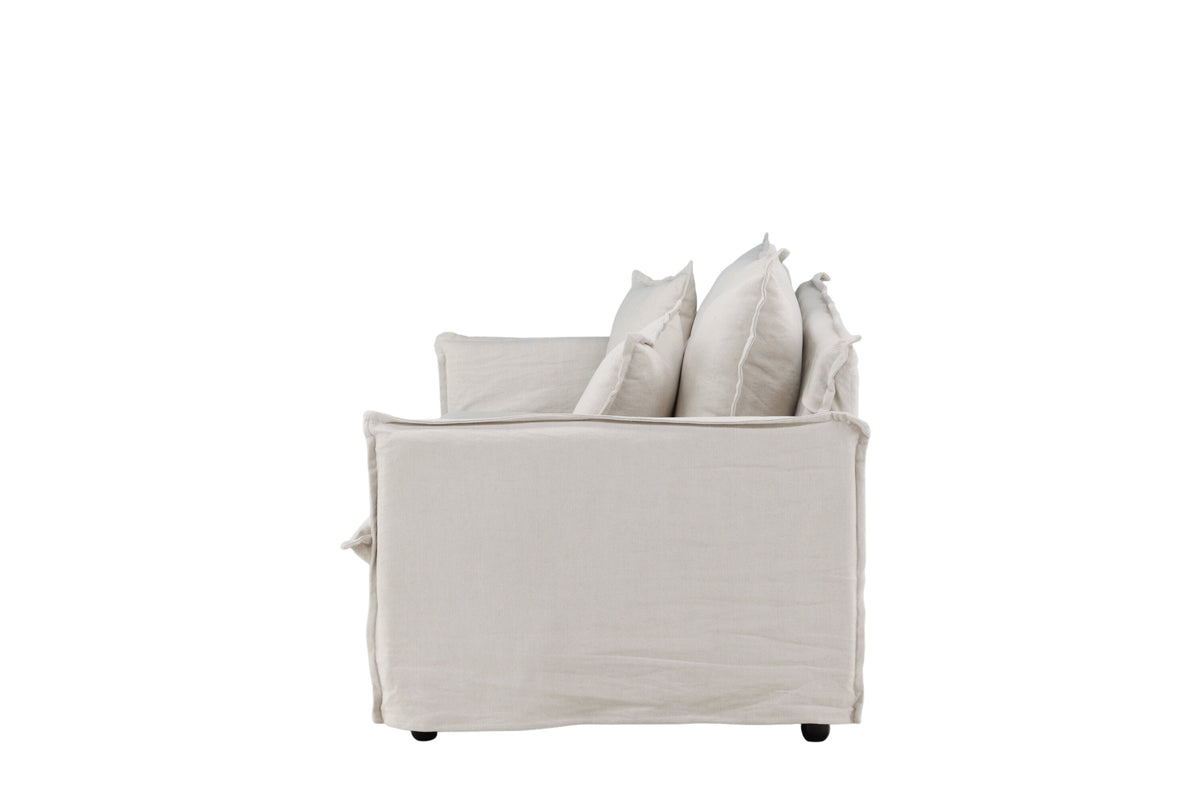 Nova 3-sits soffor beige – detaljbild