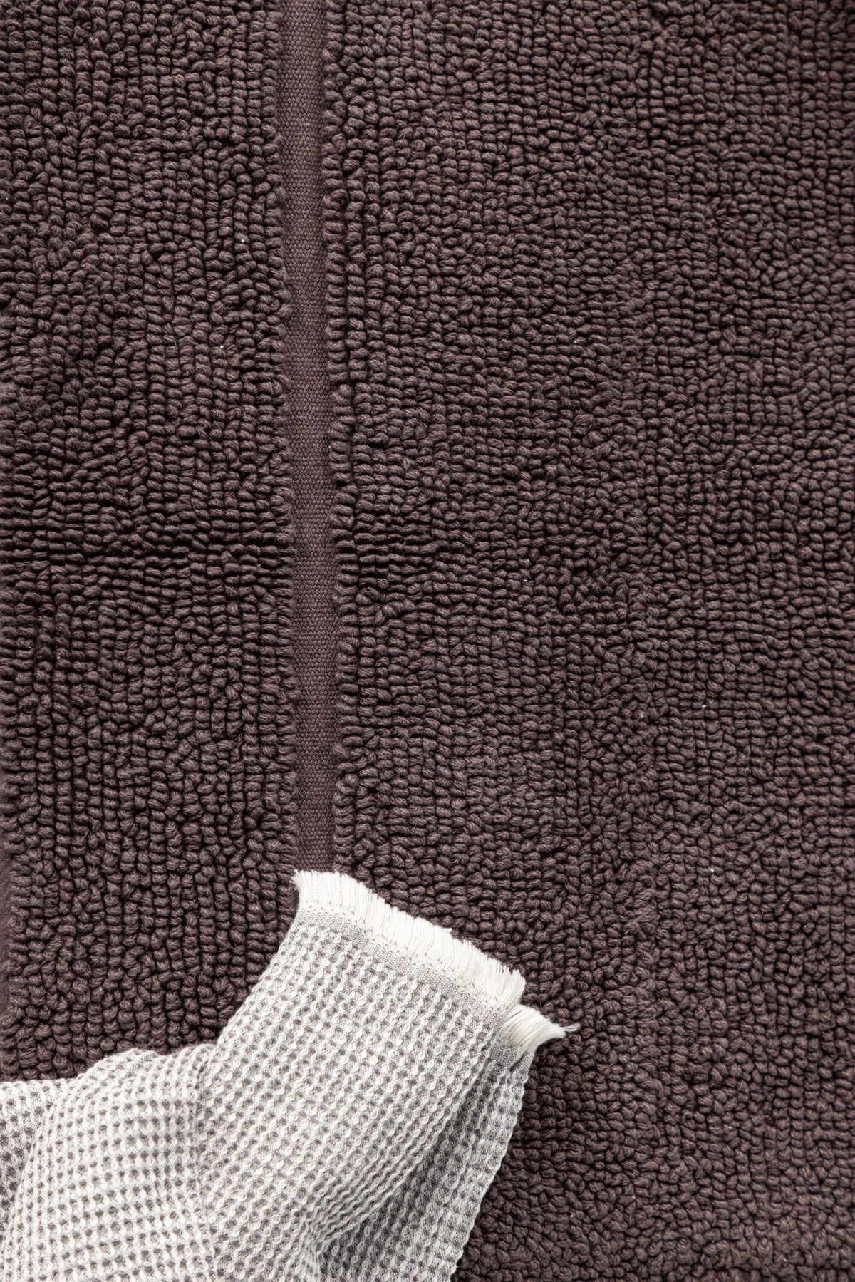 William löpare bomullsmatta 80 x 50 cm – närbild struktur
