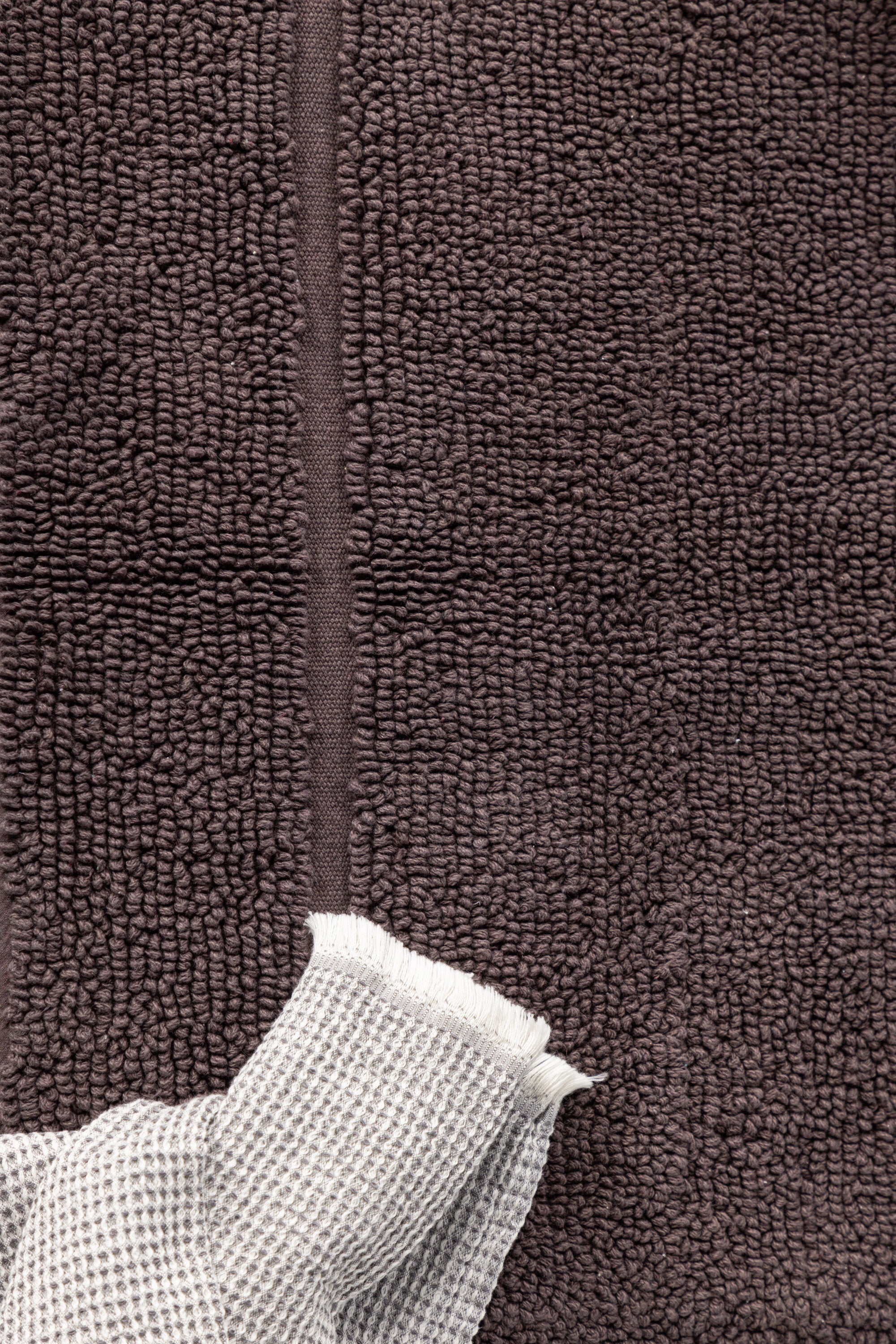 William löpare bomullsmatta 90 x 60 cm – närbild struktur