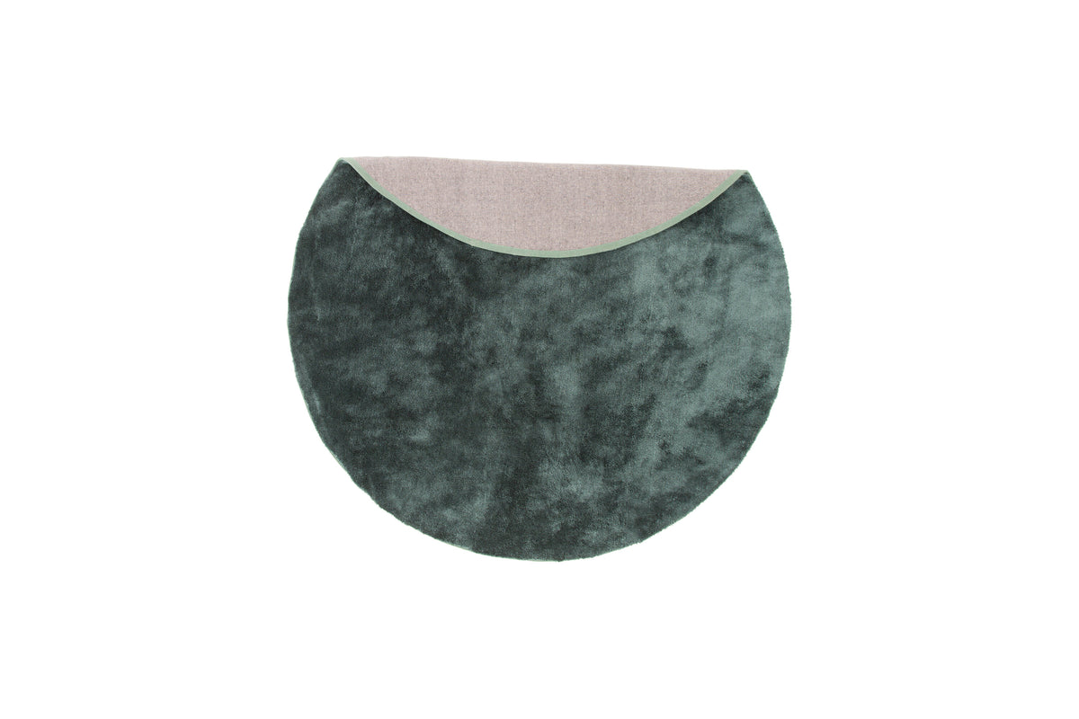 Undra polyestermatta rund ⌀200 cm – sidovy