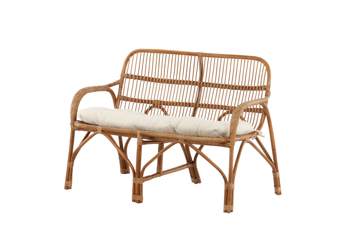 Nella 2-sits soffor nature – sidovy