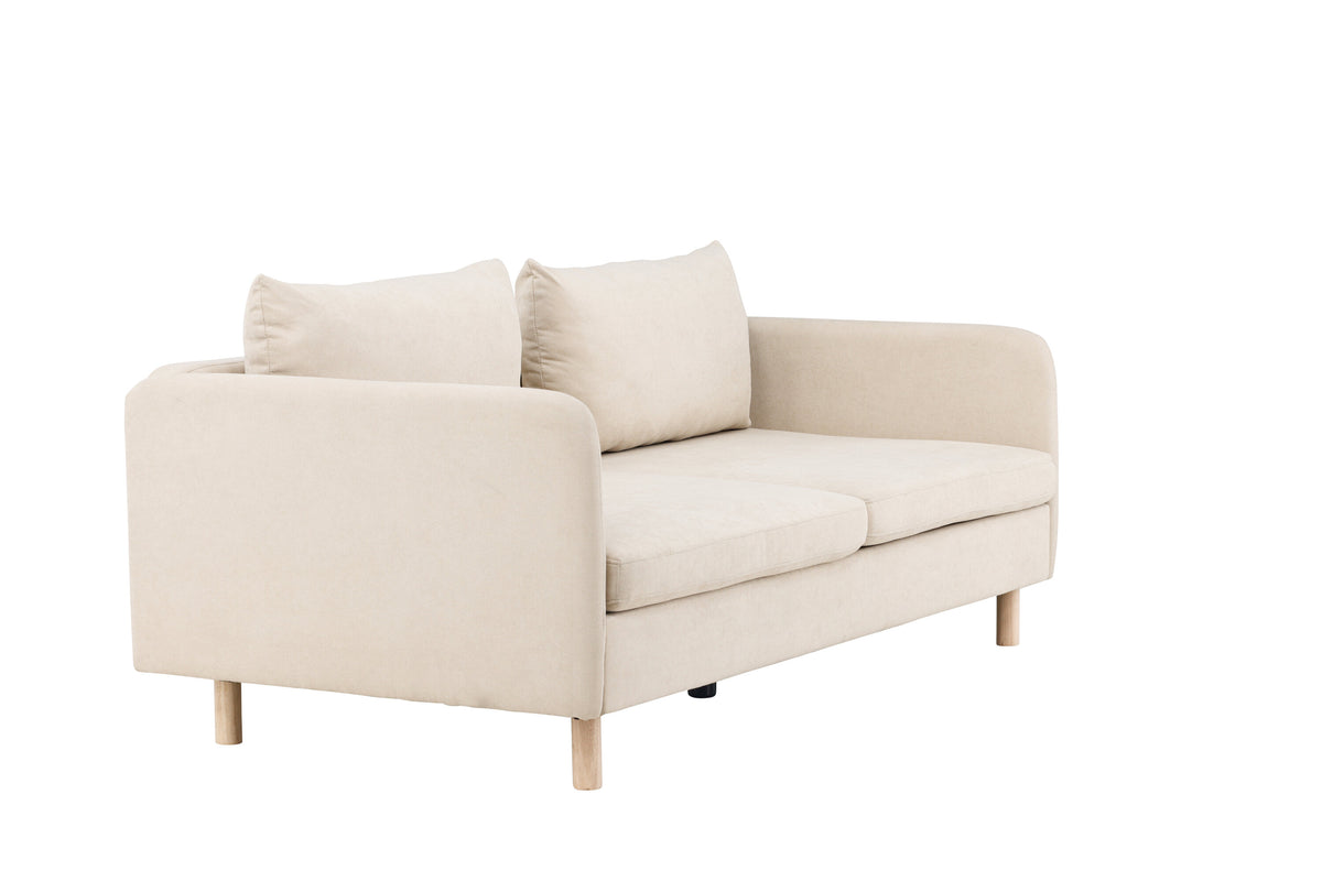 Zero 2-sits soffor beige – produktbild