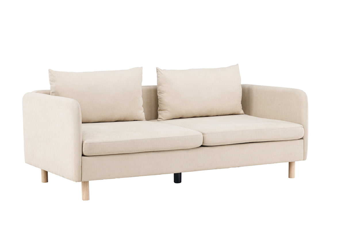 Zero 2-sits soffor beige – produktbild