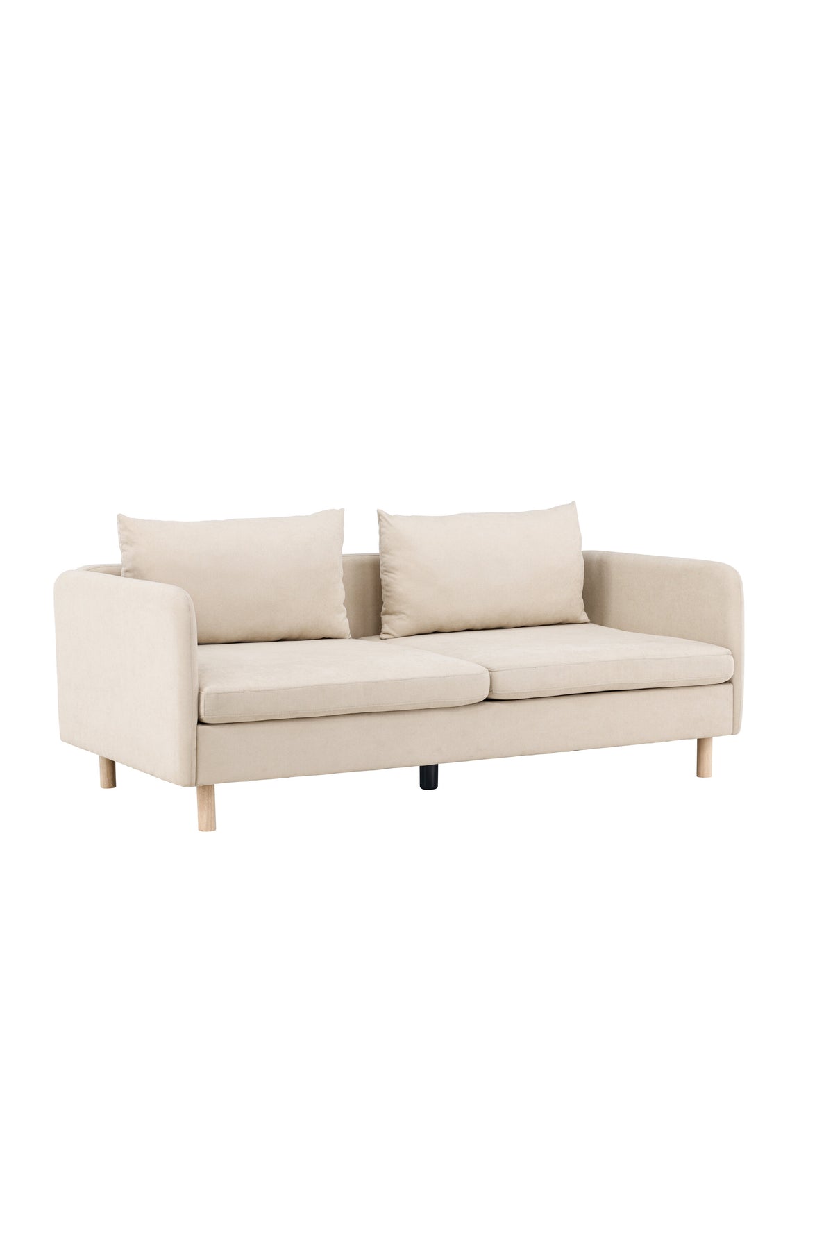 Zero 2-sits soffor beige – studioshot
