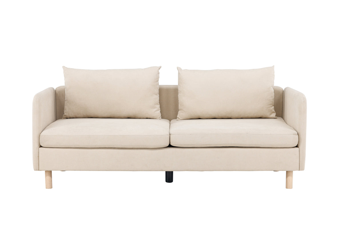 Zero 2-sits soffor beige – produktbild