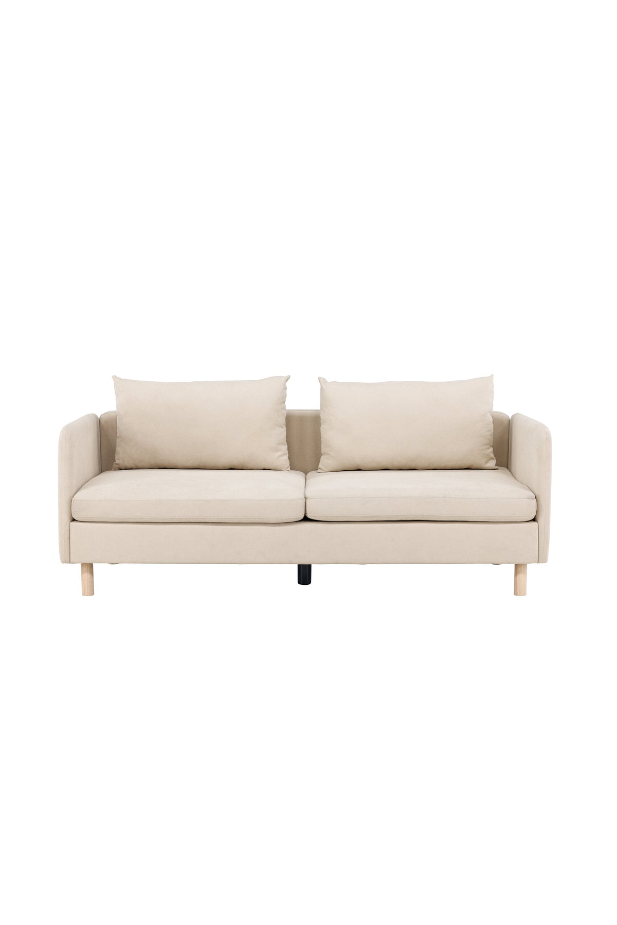 Zero 2-sits soffor beige – studioshot