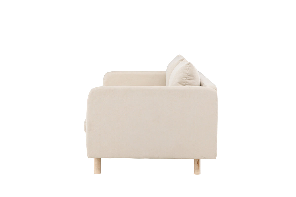 Zero 2-sits soffor beige – detaljbild