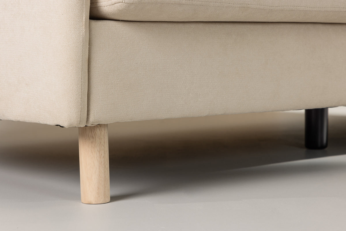 Zero 2-sits soffor beige – livsstilsbild