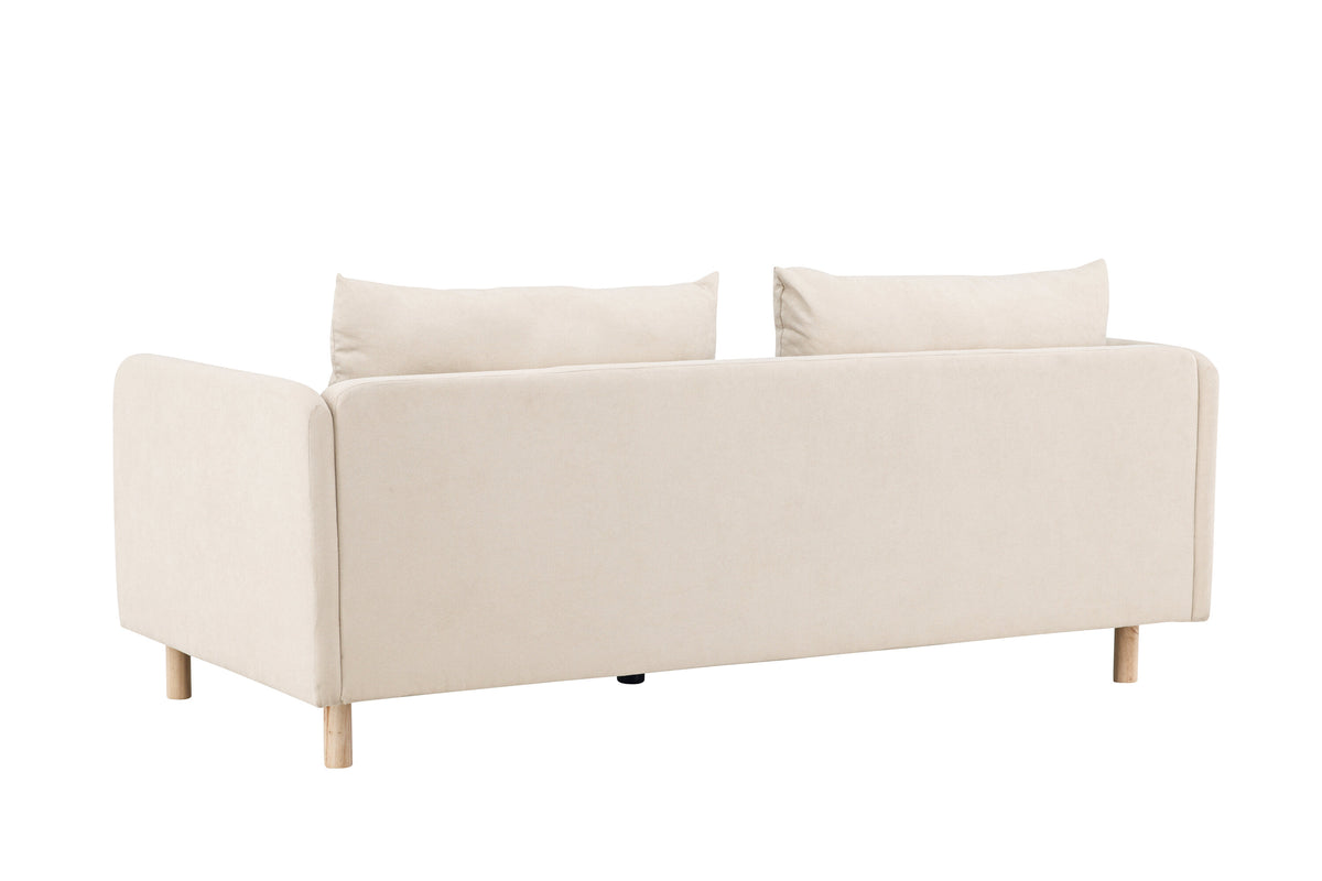 Zero 2-sits soffor beige – produktbild