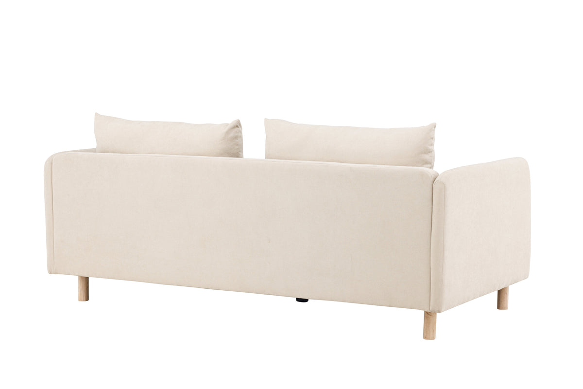 Zero 2-sits soffor beige – produktbild