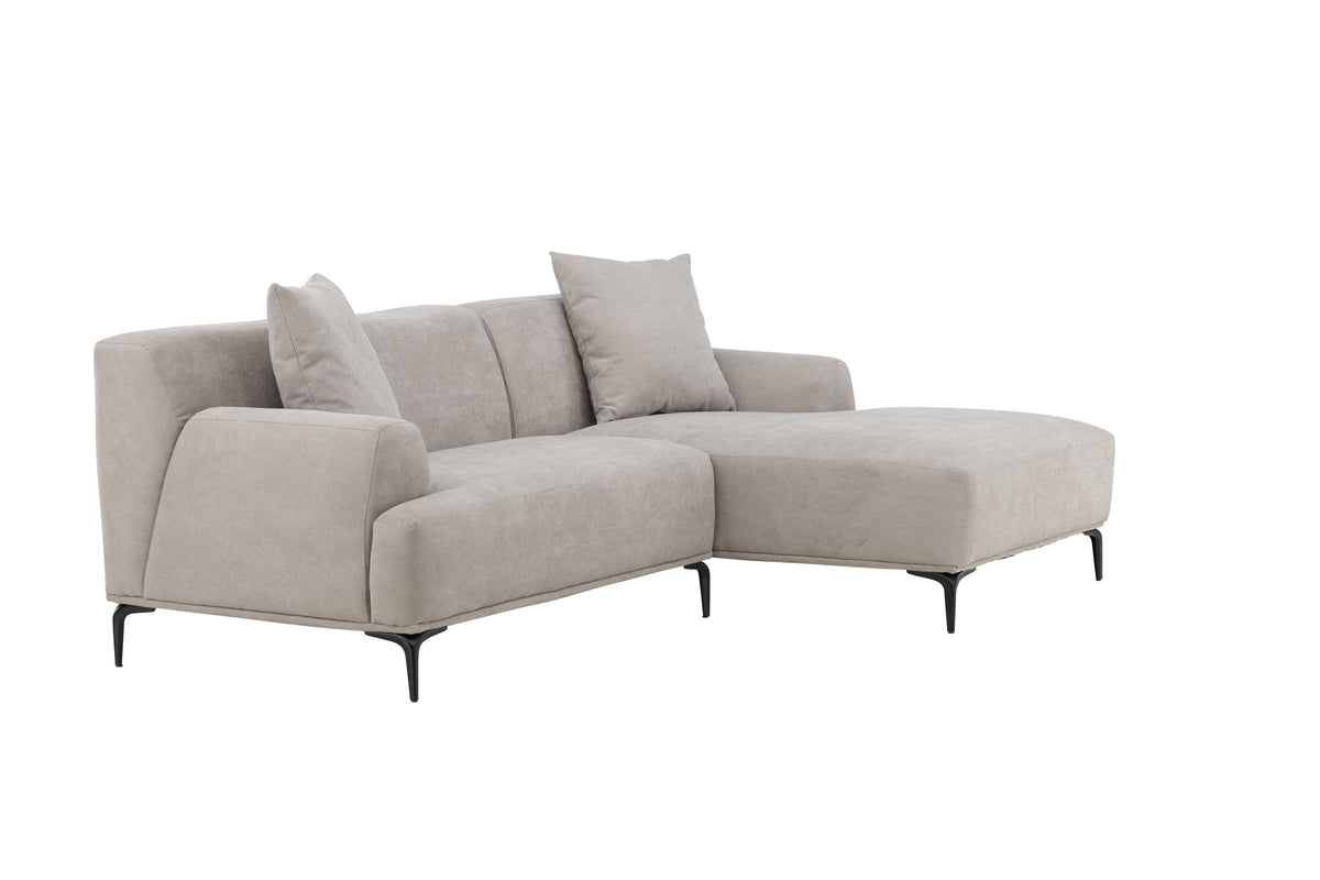 Viskan 3-sits soffor ljusgrå – produktbild