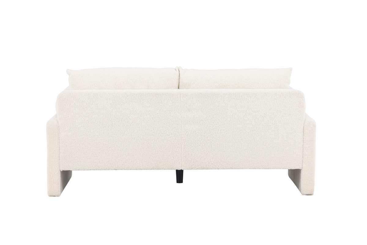 Vindel 2-sits soffor vit – produktbild