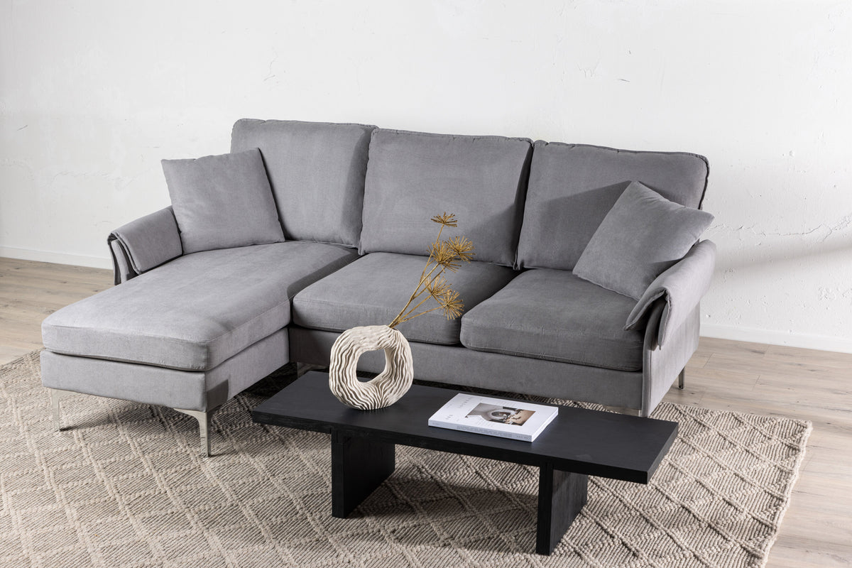 Toulouse 3-sits soffor grå – inspirationsbild