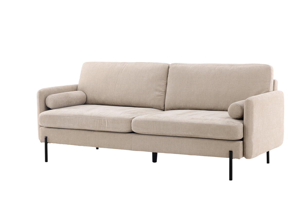 Antibes 3-sits soffor beige – sidovy