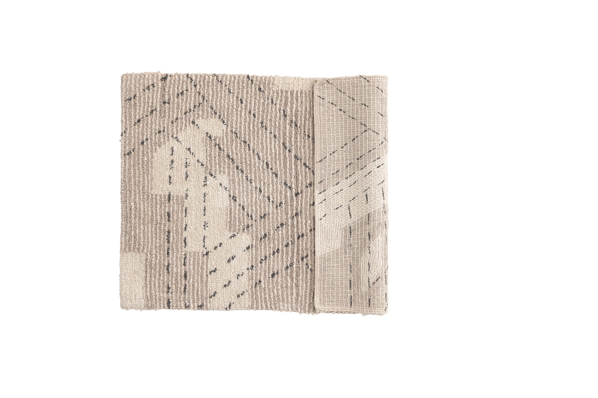 Lorentz löpare bomullsmatta 90 x 60 cm – sidovy