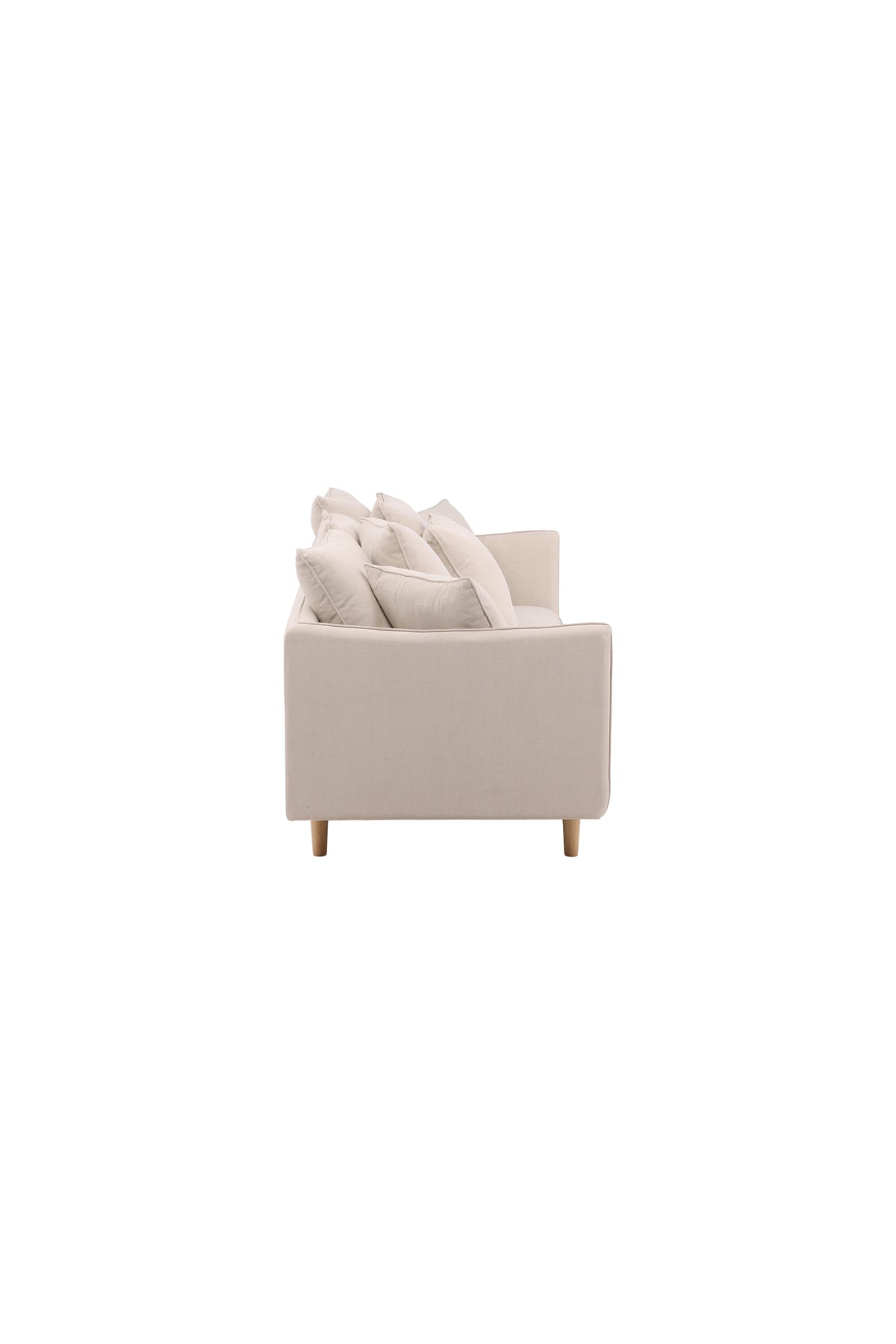 Segelskären 3-sits soffor beige – studioshot