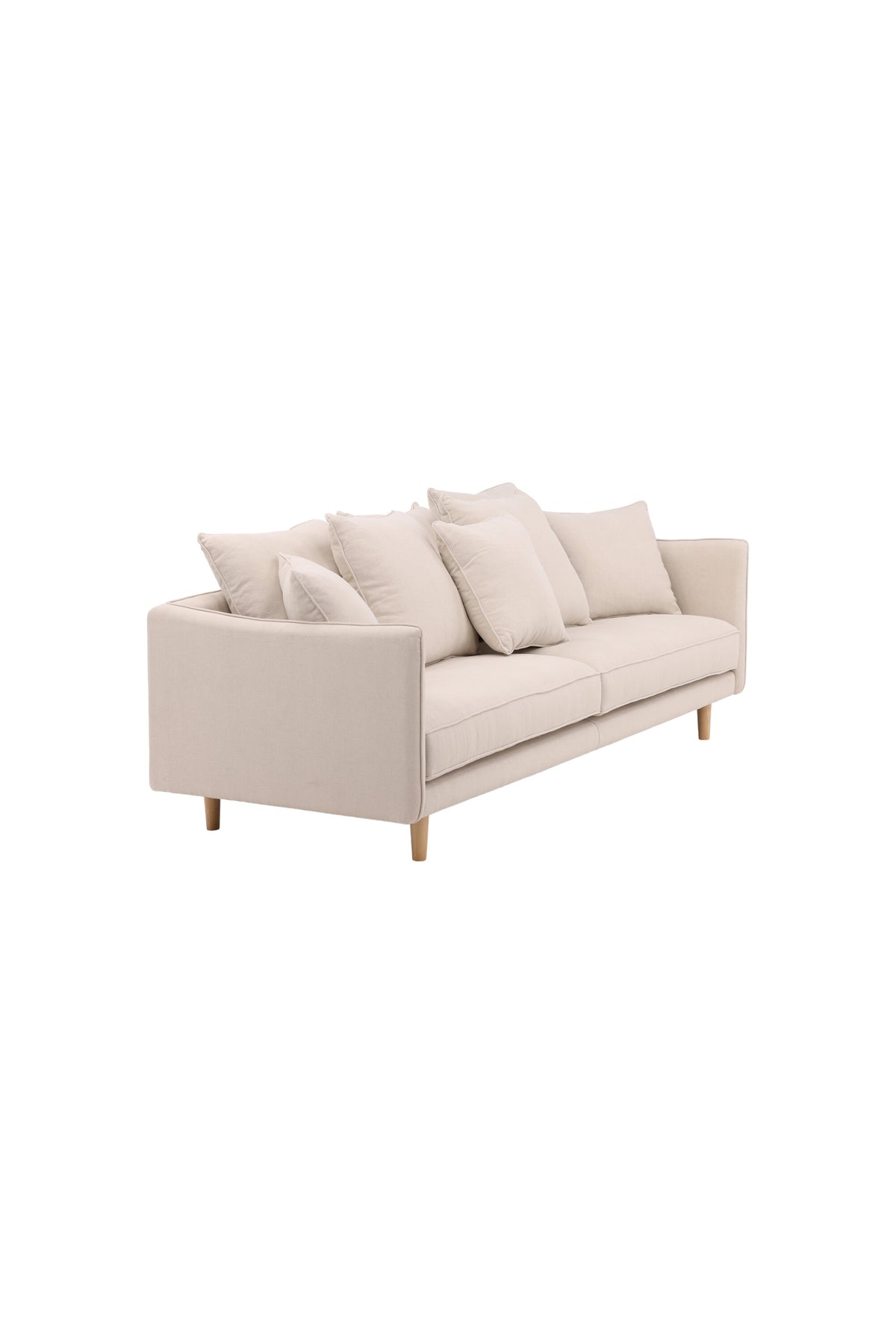 Segelskären 3-sits soffor beige – studioshot