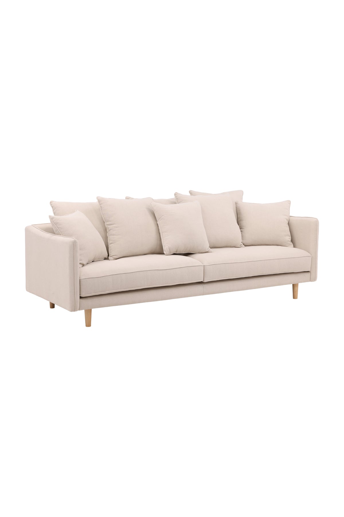 Segelskären 3-sits soffor beige – studioshot