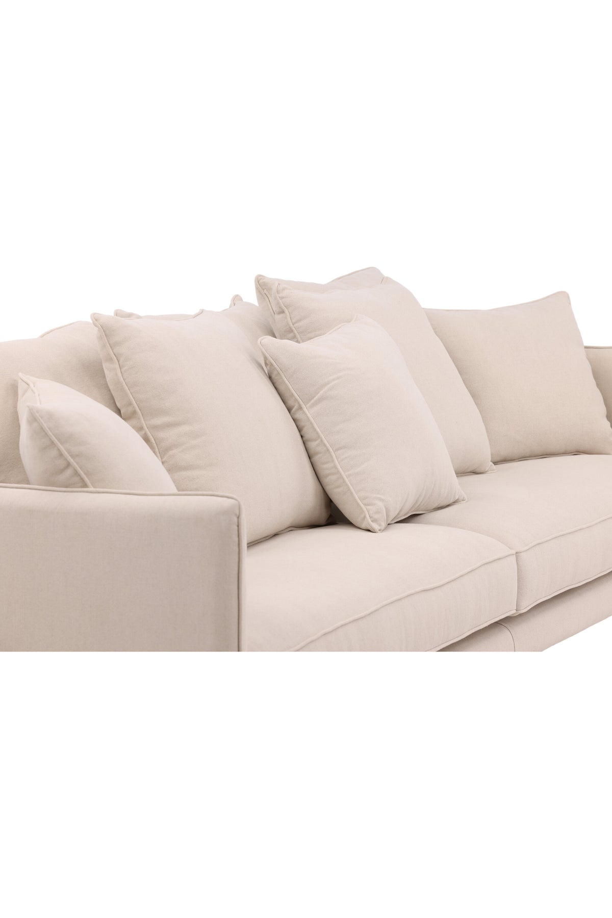 Segelskären 3-sits soffor beige – studioshot