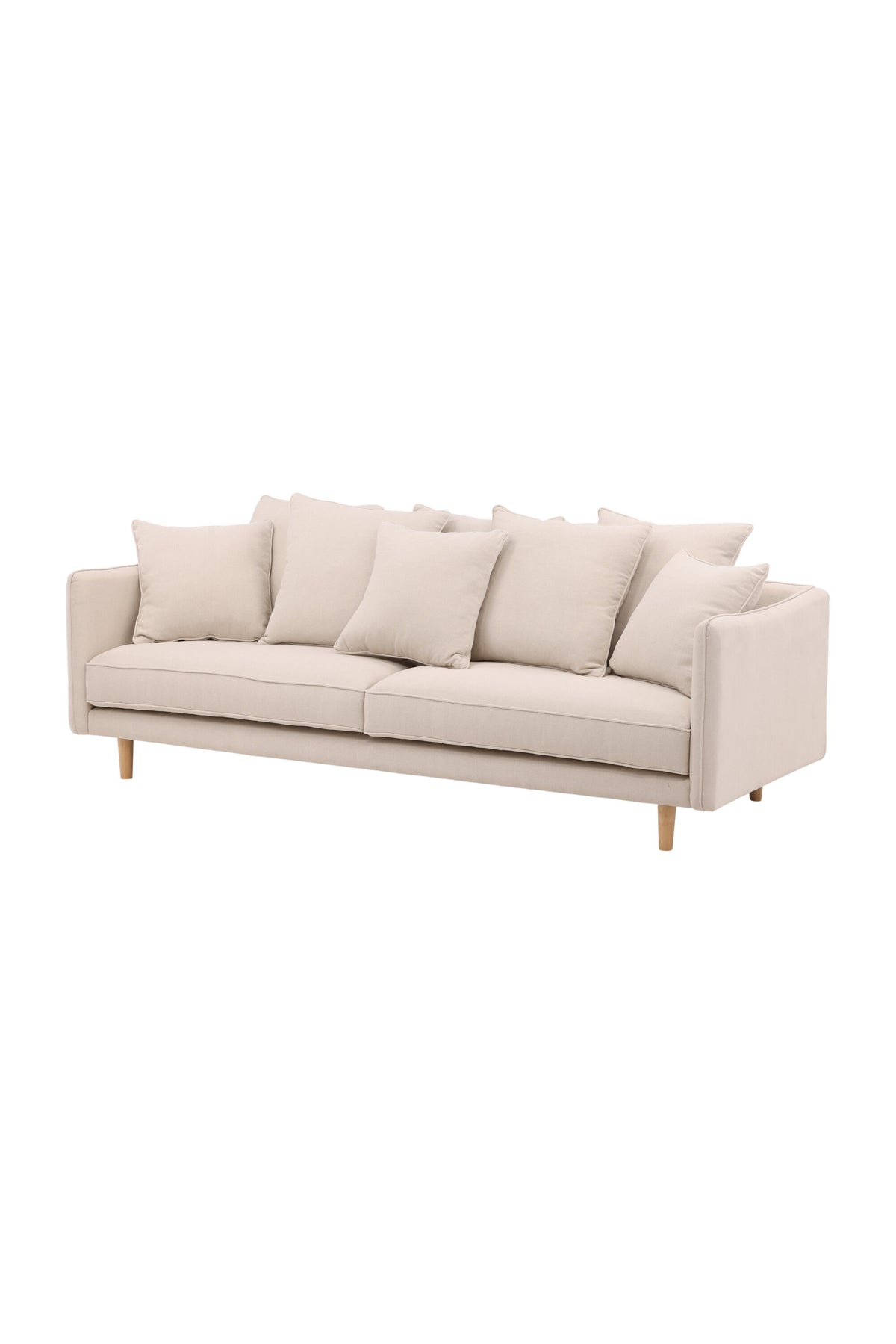 Segelskären 3-sits soffor beige – studioshot