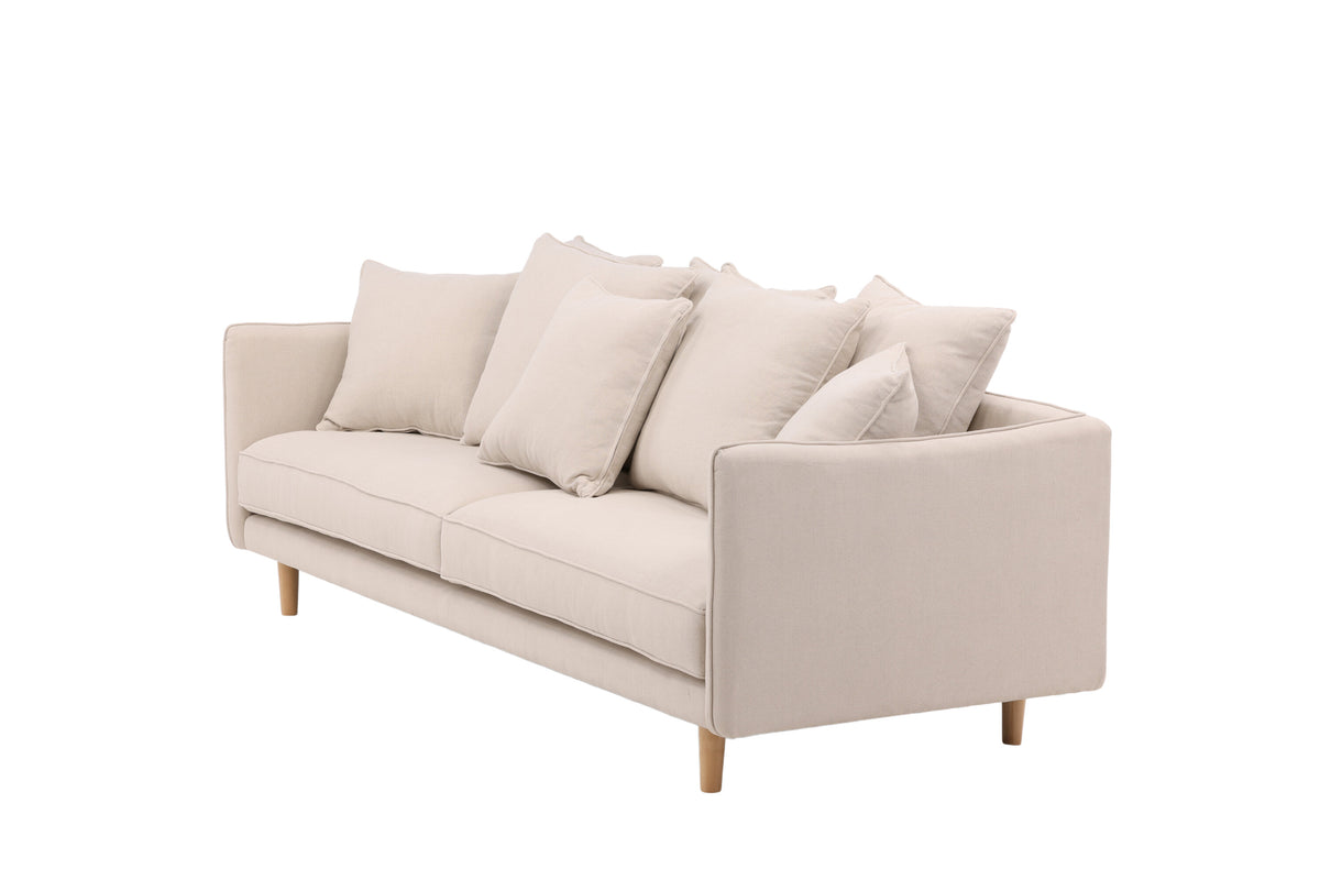 Segelskären 3-sits soffor beige – detaljbild
