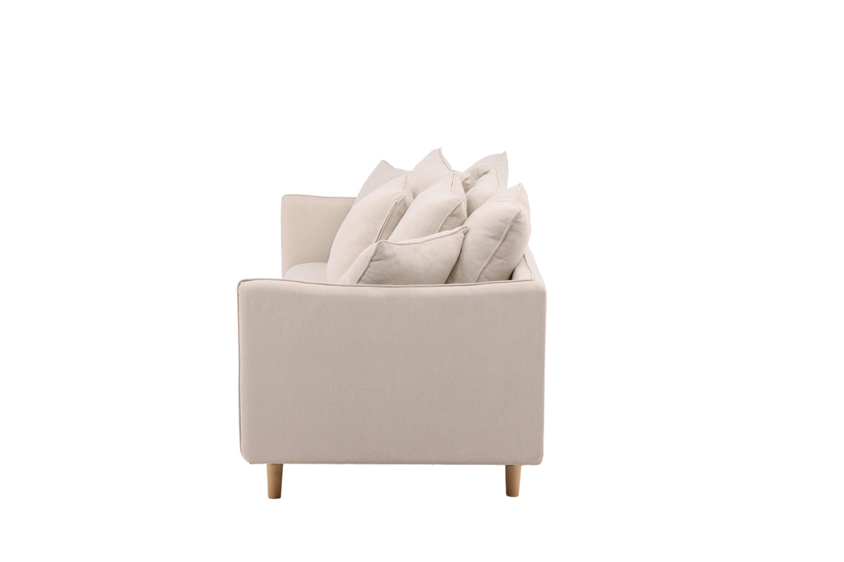 Segelskären 3-sits soffor beige – detaljbild