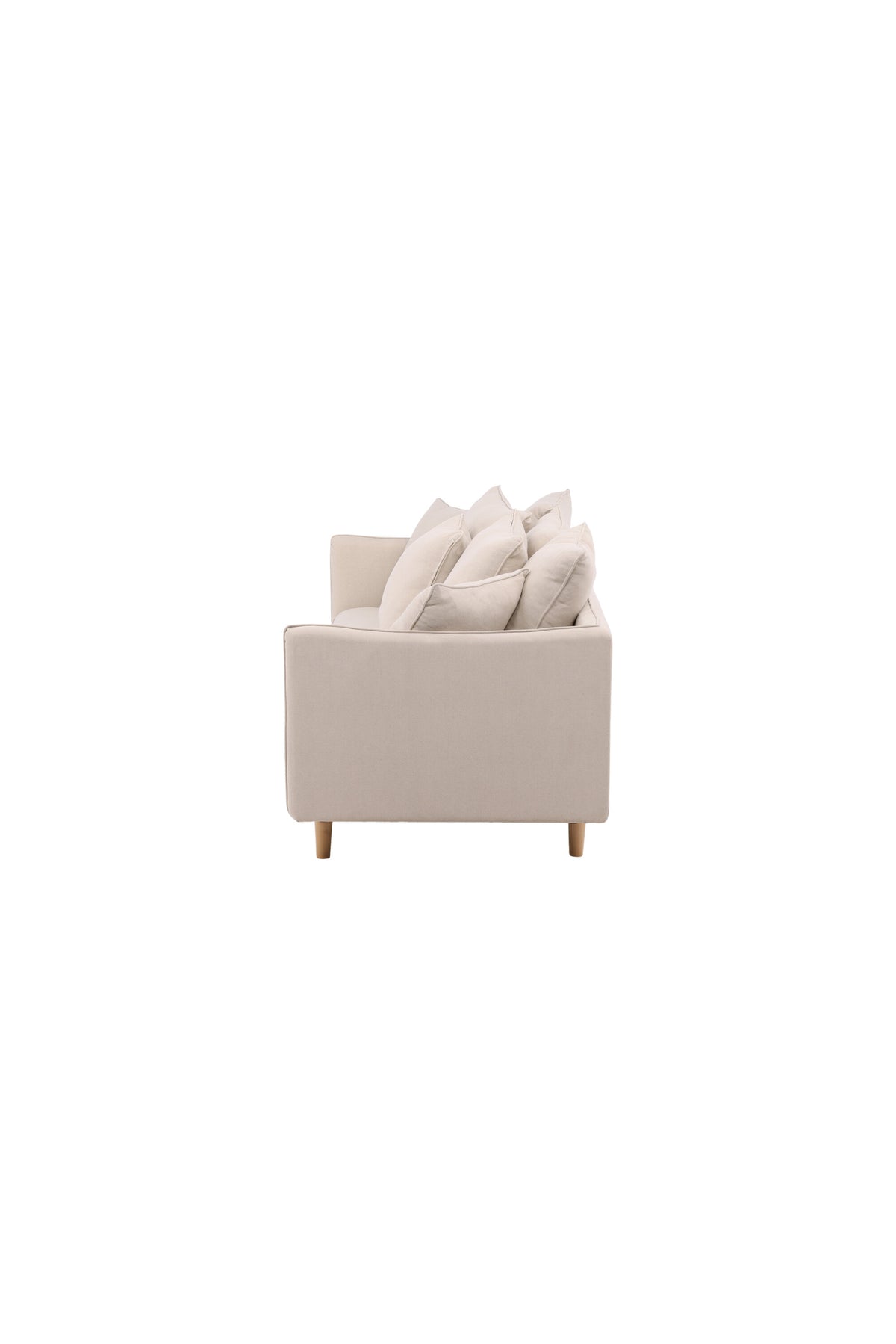 Segelskären 3-sits soffor beige – studioshot