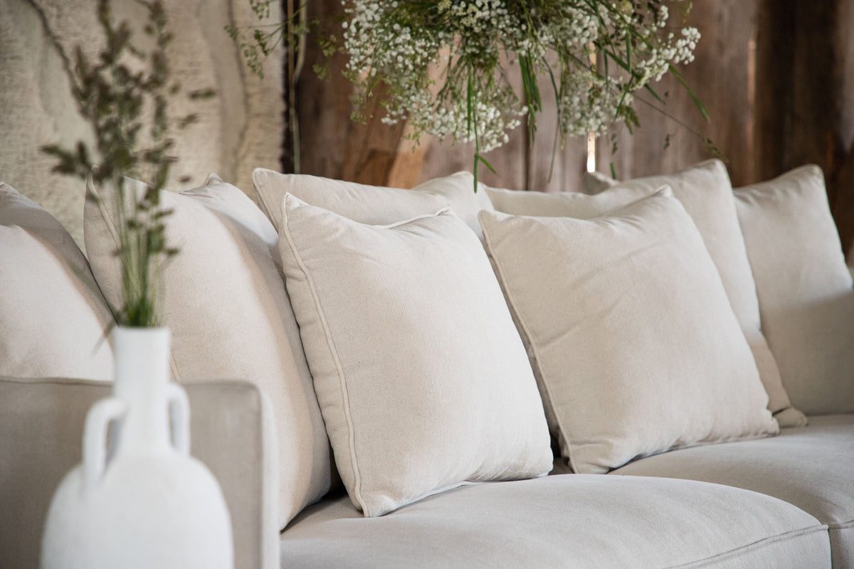 Segelskären 3-sits soffor beige – stilbild