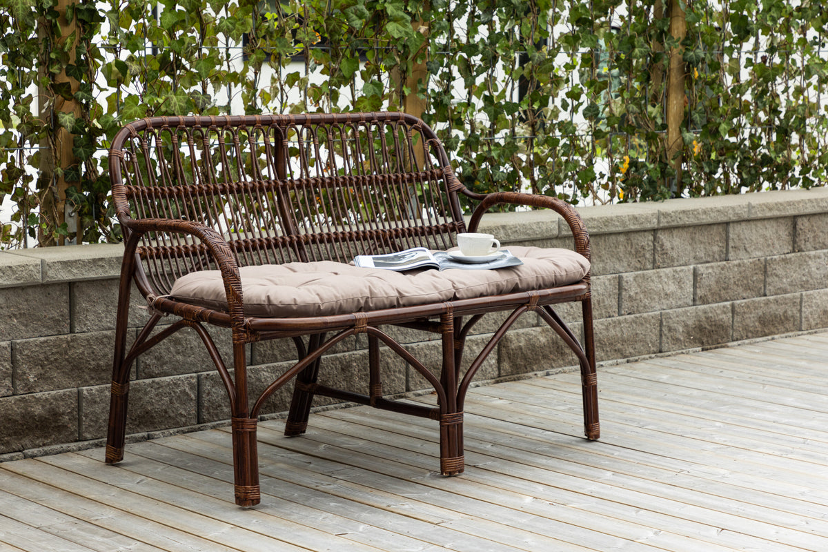 Nella 2-sits soffor mörk valnöt – inspirationsbild