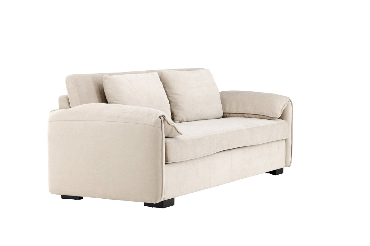 Malva 3-sits soffor beige – produktbild