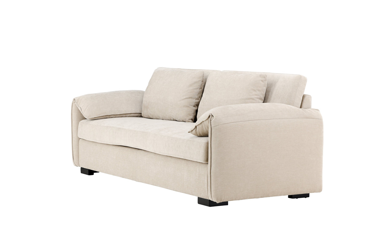 Malva 3-sits soffor beige – detaljbild
