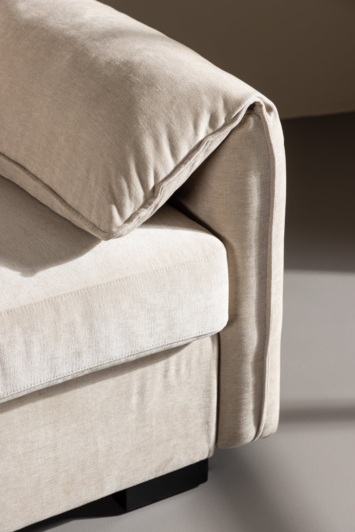 Malva 3-sits soffor beige – stilbild