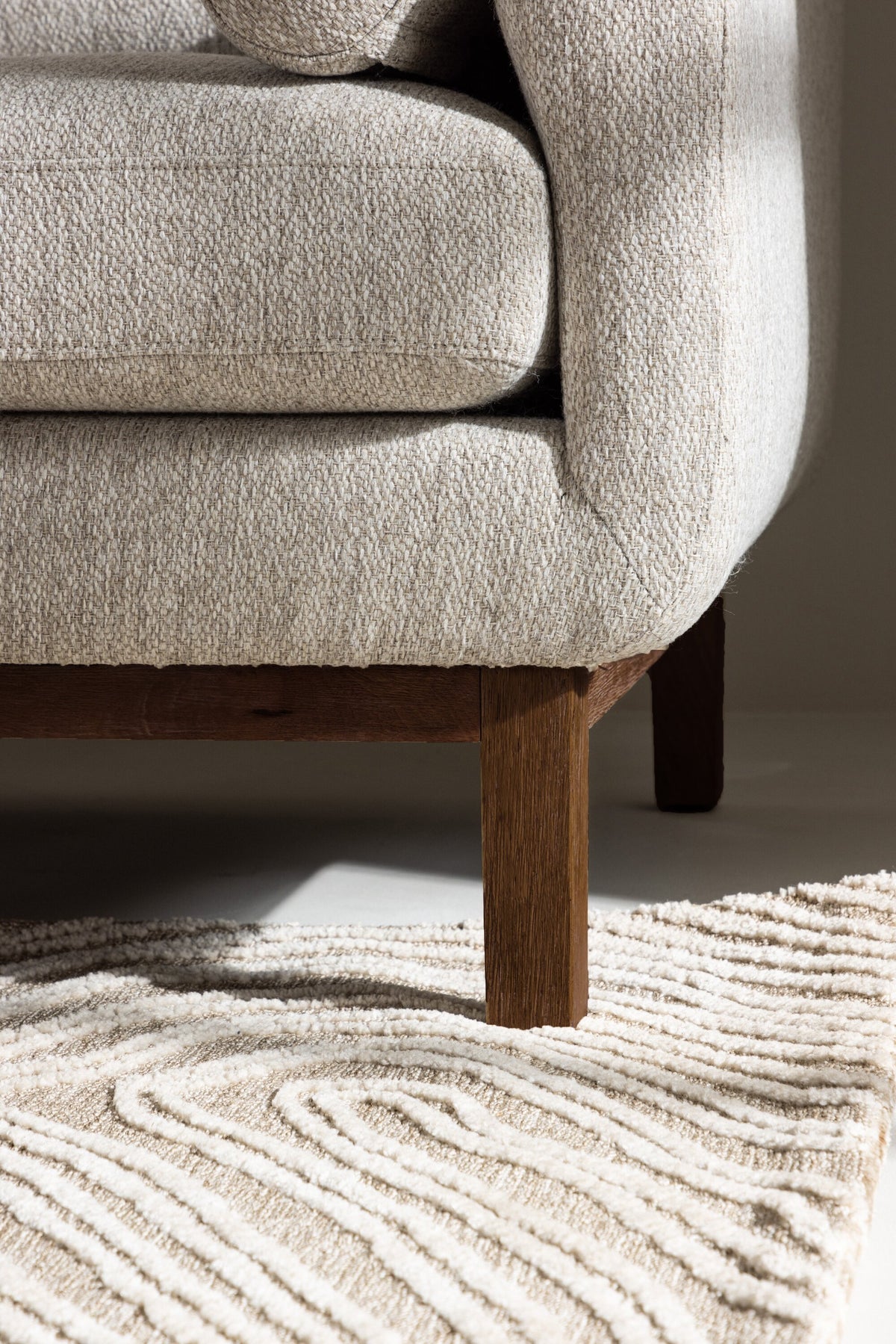 Olympos 3-sits soffor beige – stilbild