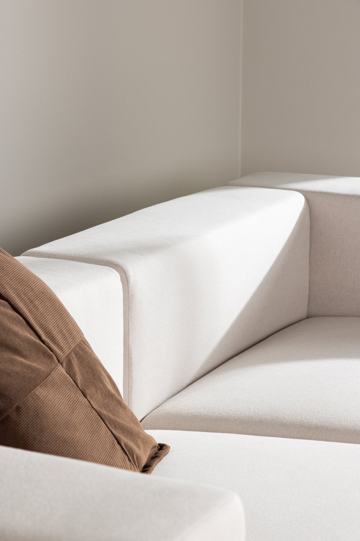 Lumi 3-sits soffor vit – livsstilsbild