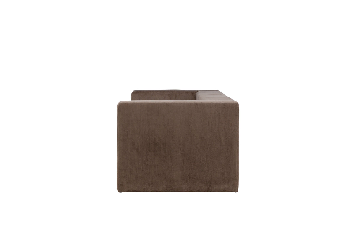 Lumi 3-sits soffor brun – detaljbild