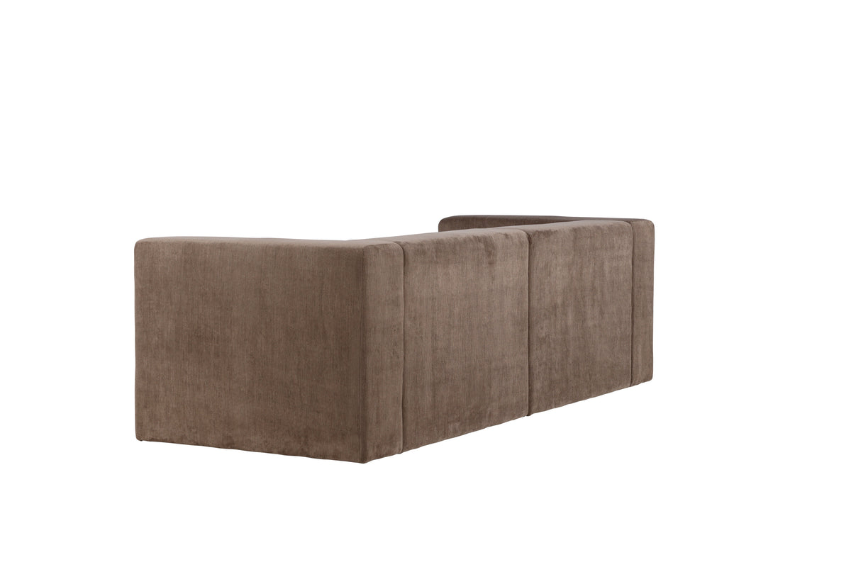 Lumi 3-sits soffor brun – produktbild