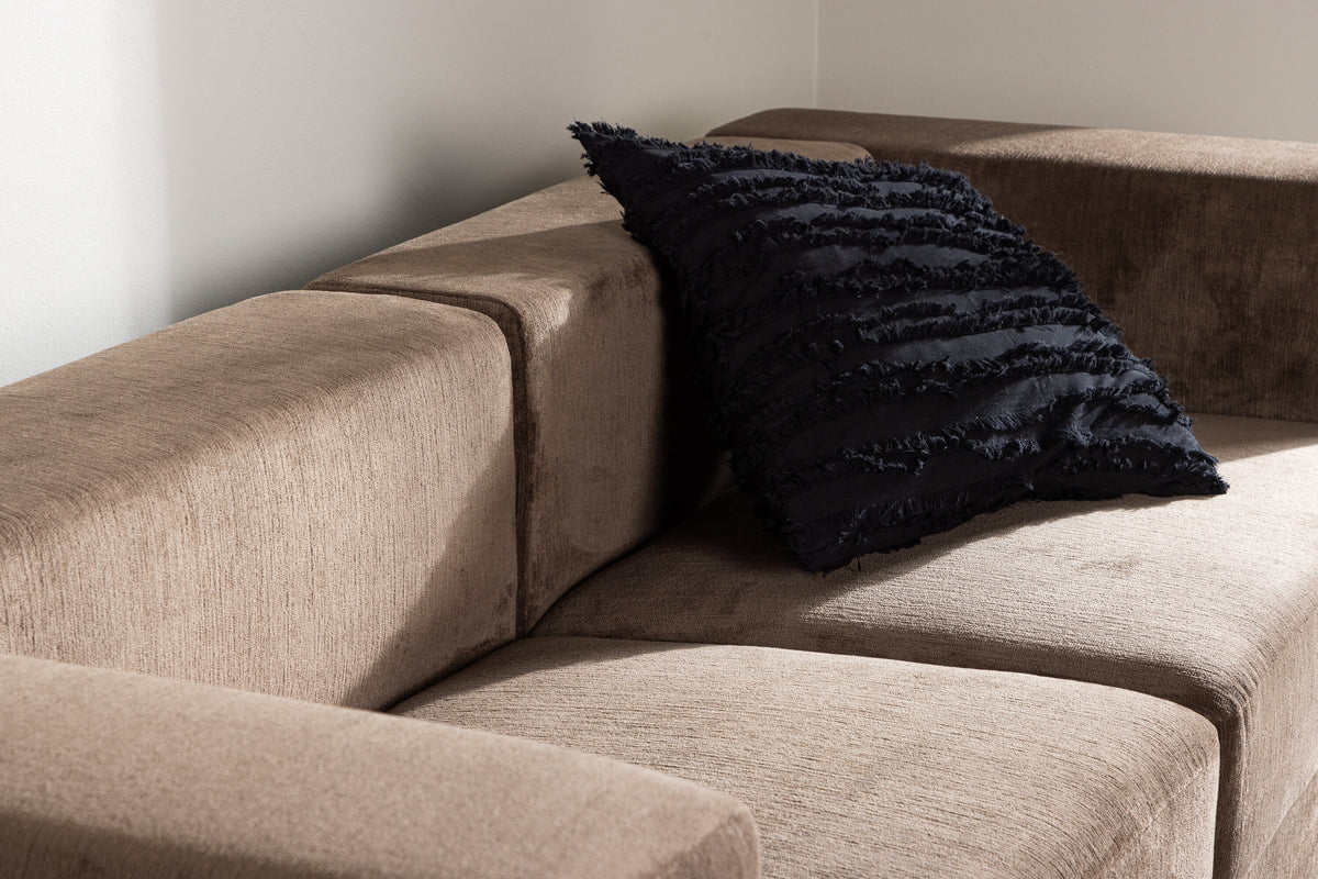 Lumi 3-sits soffor brun – livsstilsbild