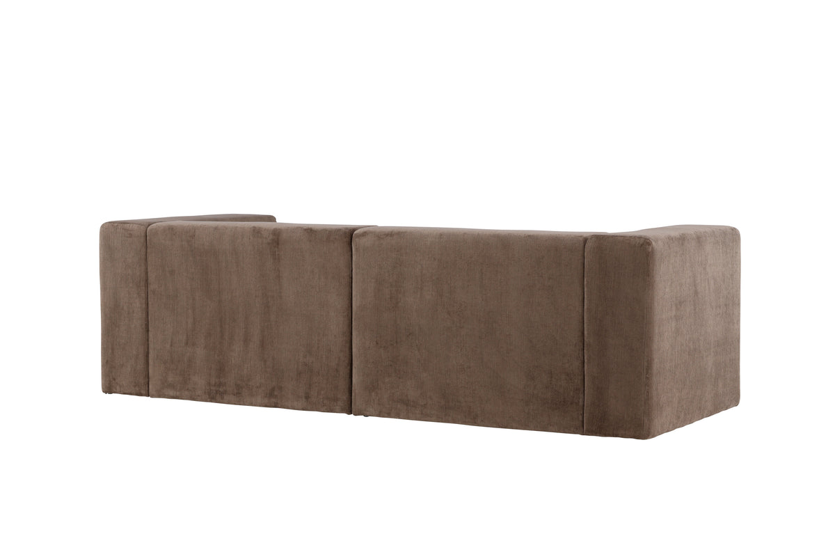 Lumi 3-sits soffor brun – produktbild