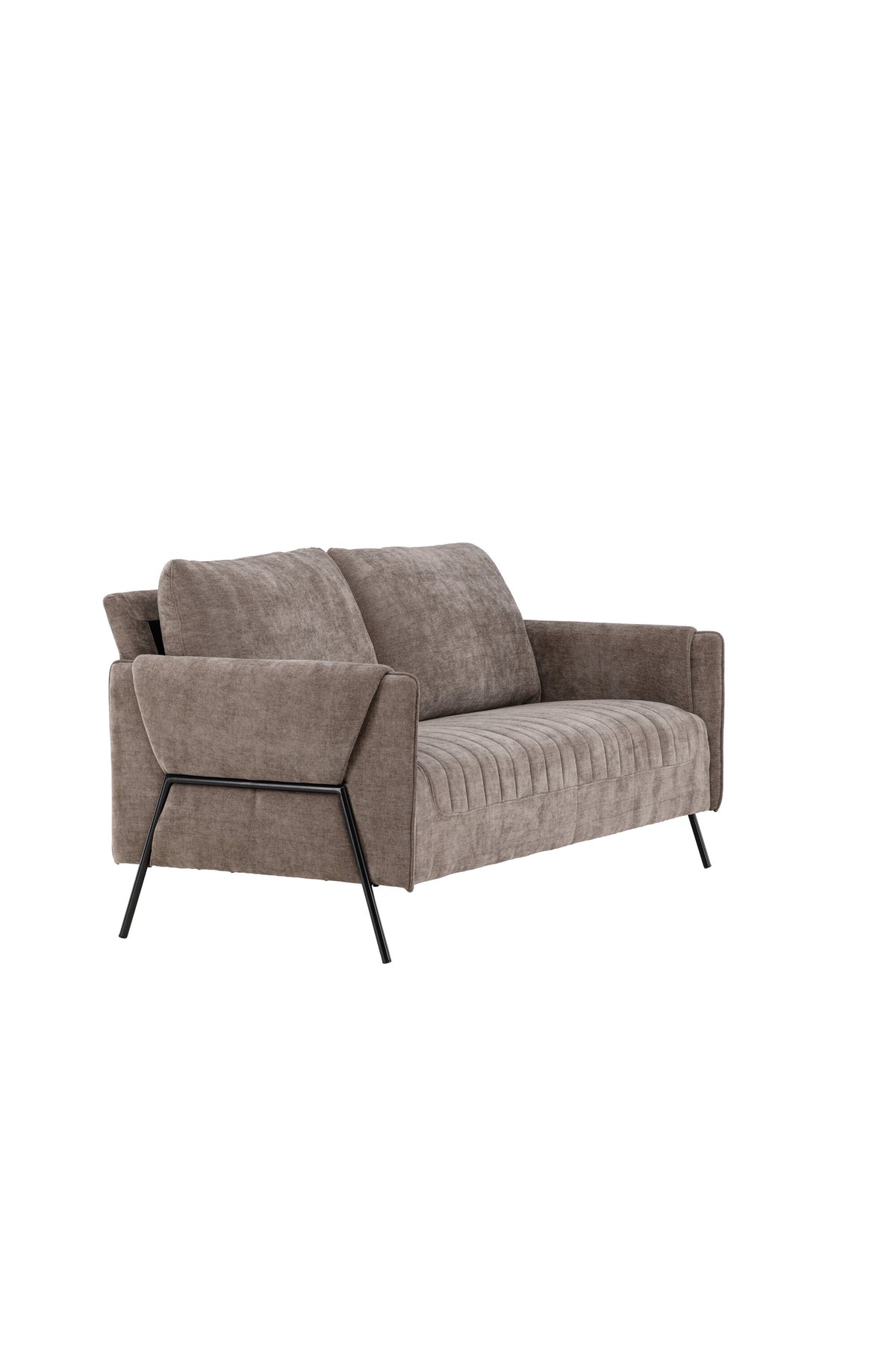 Indigo 2-sits soffor beige – studioshot