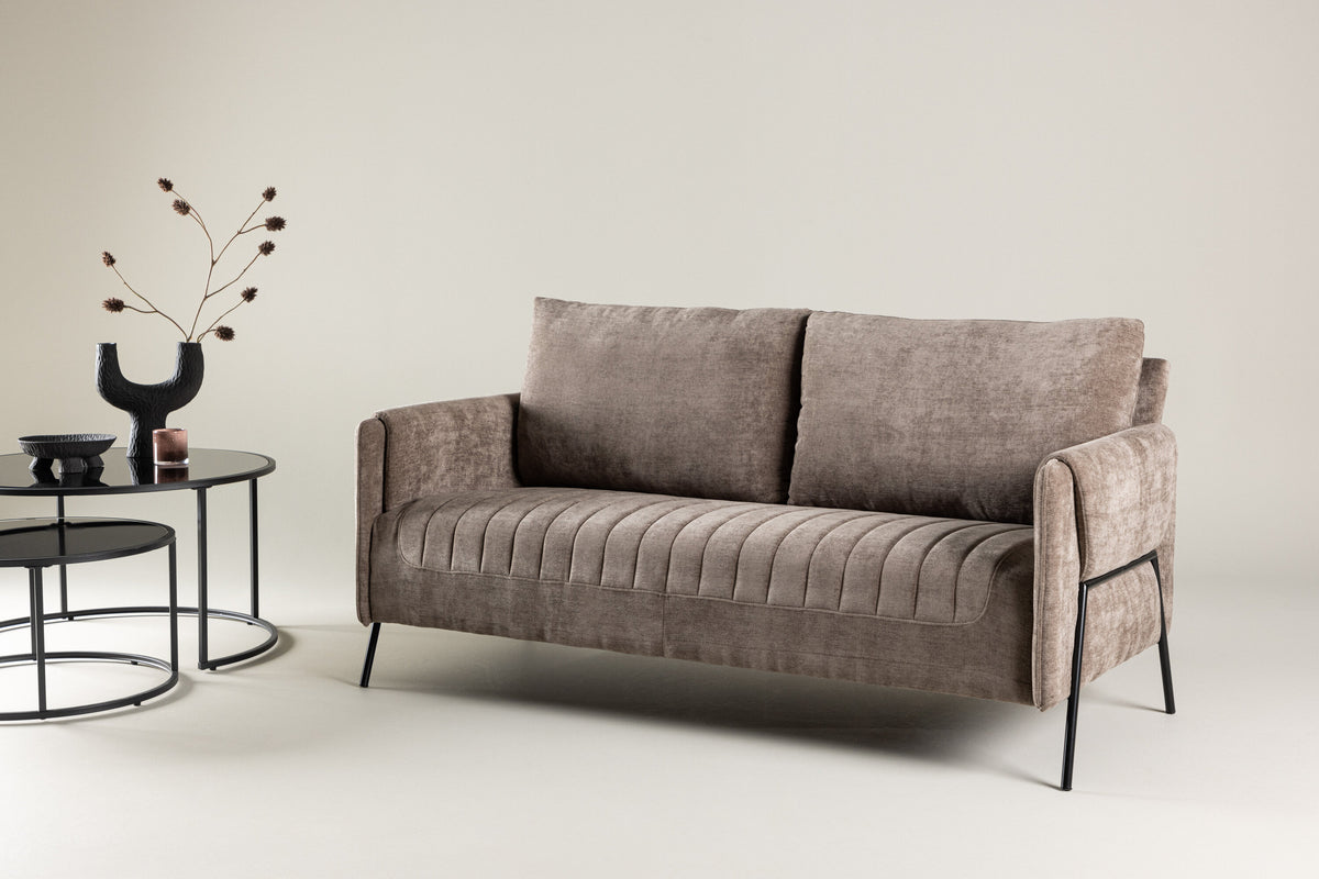 Indigo 2-sits soffor beige – inspirationsbild
